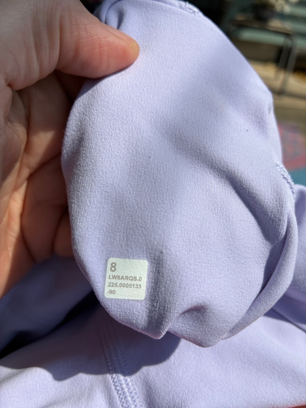 Lululemon pale lavender workout skirt size 8 - Picture 6 of 6